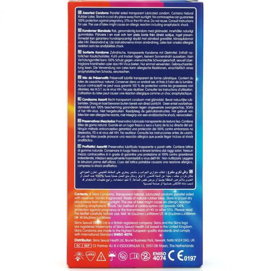 Skins - surtido preservativos premium pack 8