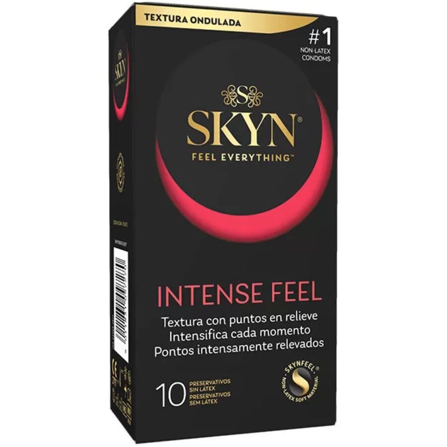 Skyn - preservativo intense feel textura con diseño