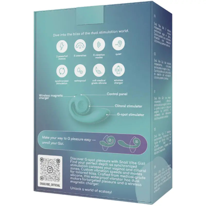 Snail vibe - gizi estimulador dual rosa - — / ROSA