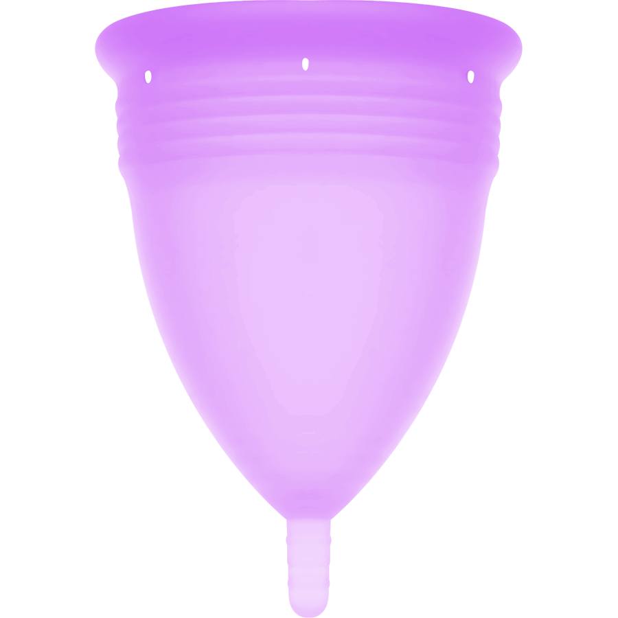 Stercup - copa menstrual fda silicona lila - talla l