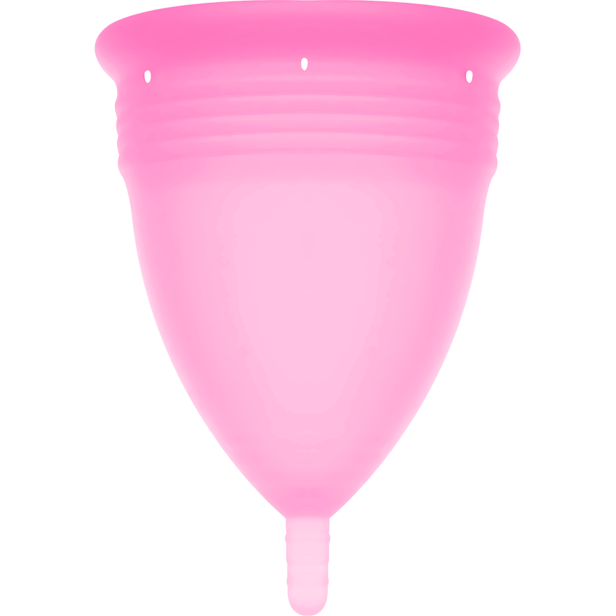 Stercup - copa menstrual fda silicona rosa - talla l