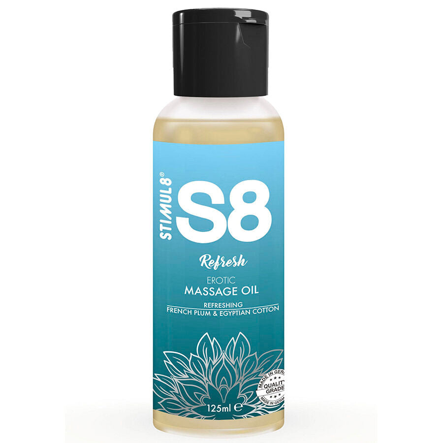 Stimul8 - s8 refresh aceite de masaje algodón 125 ml