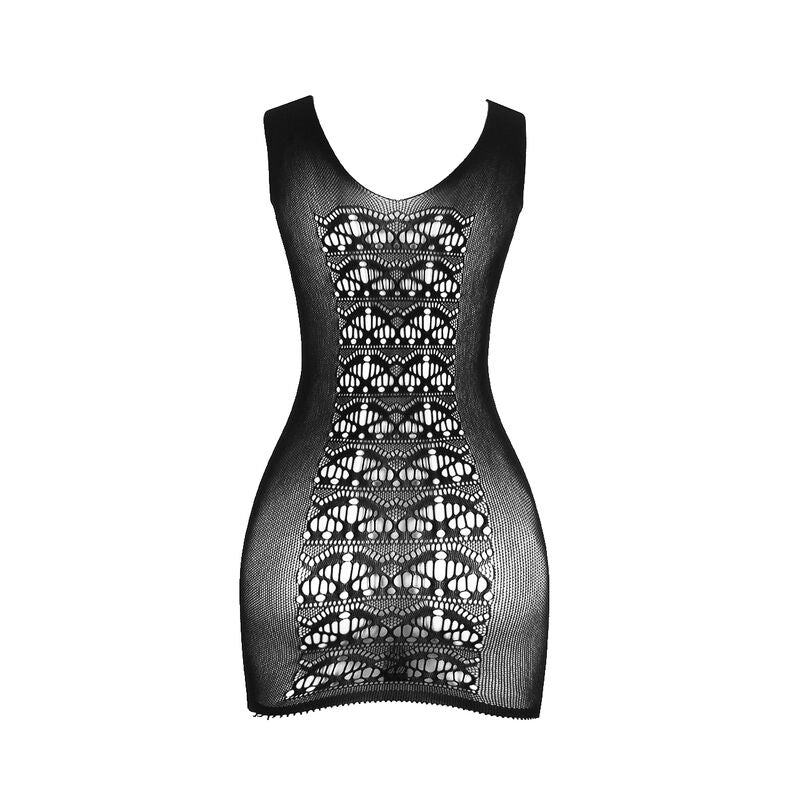 Subblime - 952167 vestido de rejilla corto elástico negro