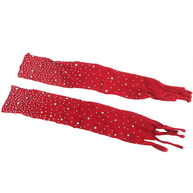 Subblime - 952181 bodystocking de rejilla con guantes
