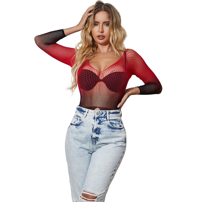 Subblime - 952259 vestido de rejilla elástico manga larga