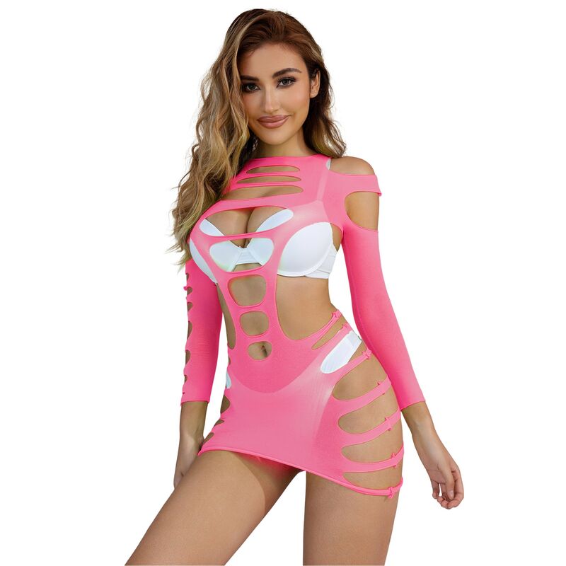 Subblime - 952273 vestido de rejilla elástico manga larga