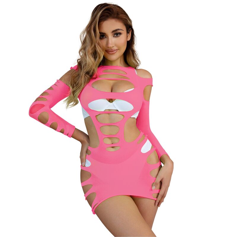 Subblime - 952273 vestido de rejilla elástico manga larga