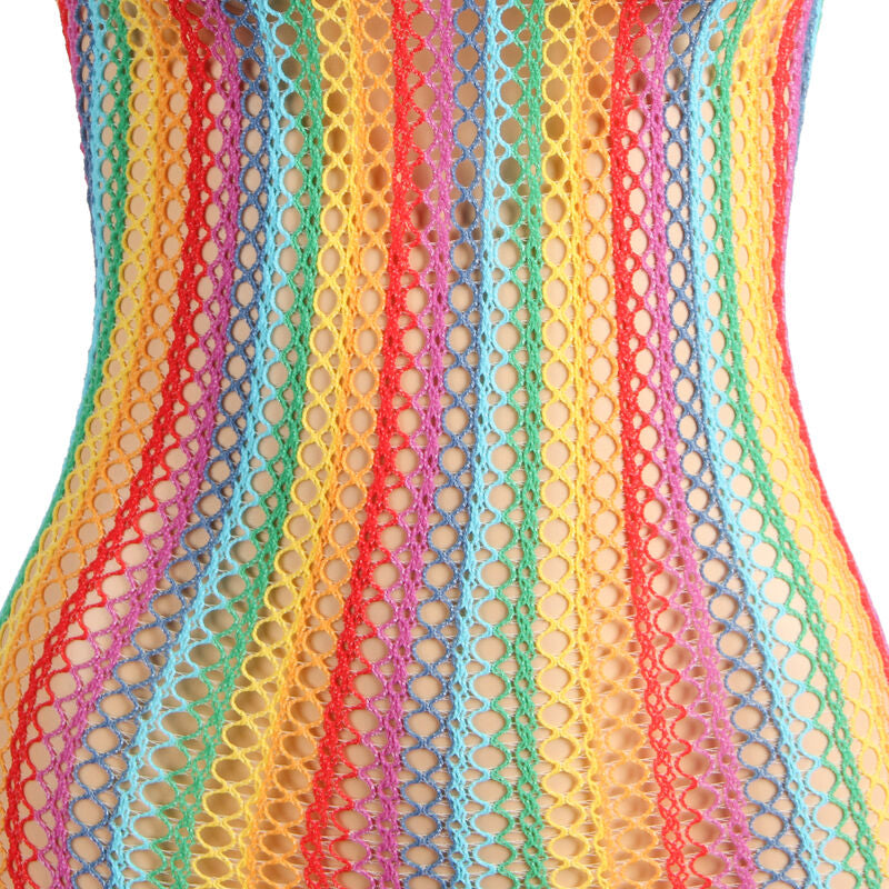Subblime - 952341 vestido de rejilla arcoiris talla única