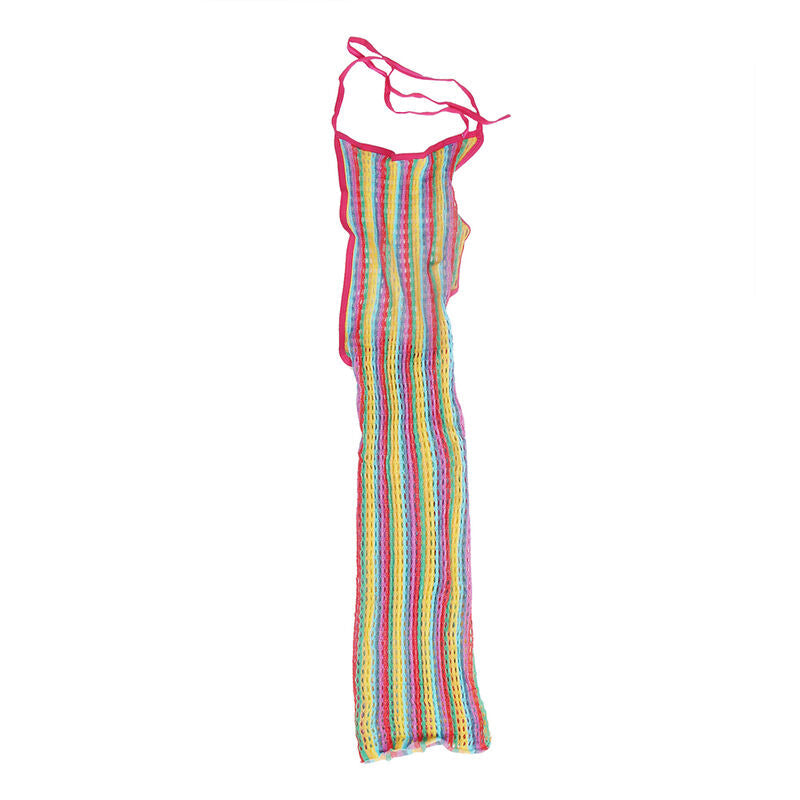 Subblime - 952341 vestido de rejilla arcoiris talla única