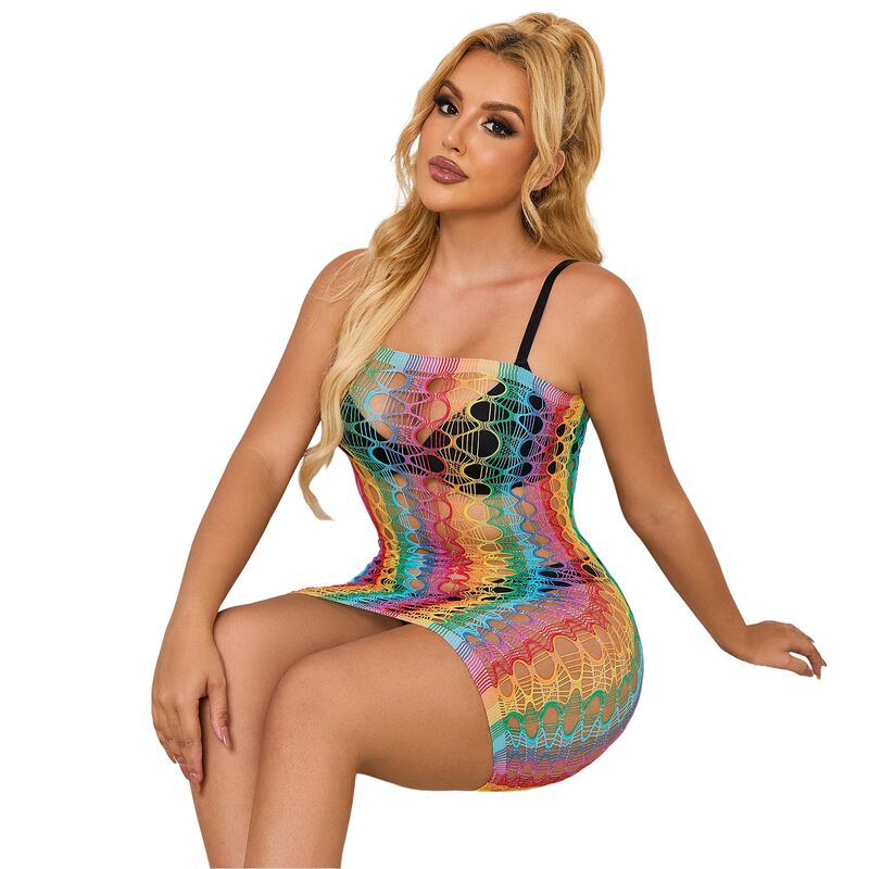 Subblime - 952365 vestido de rejilla hombros descubiertos