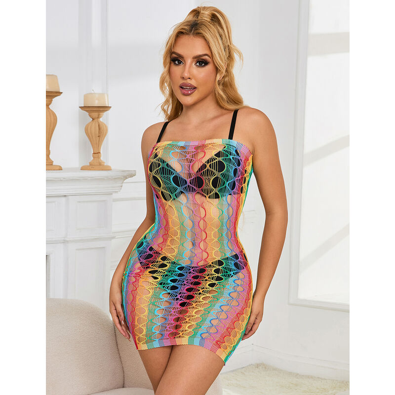 Subblime - 952365 vestido de rejilla hombros descubiertos