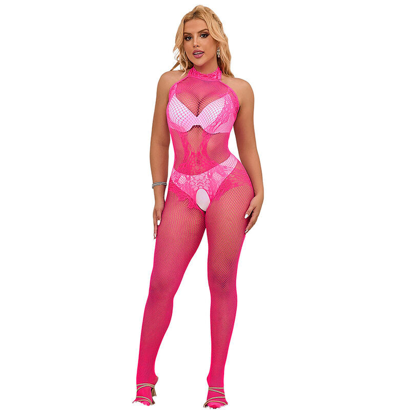 Subblime - 952389 bodystocking crotchless de rejilla
