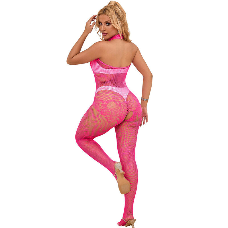 Subblime - 952389 bodystocking crotchless de rejilla