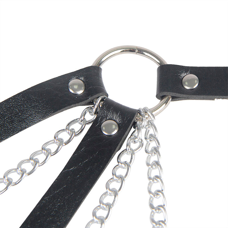 Subblime - 953713 cinturón de bondage punk hebilla metal