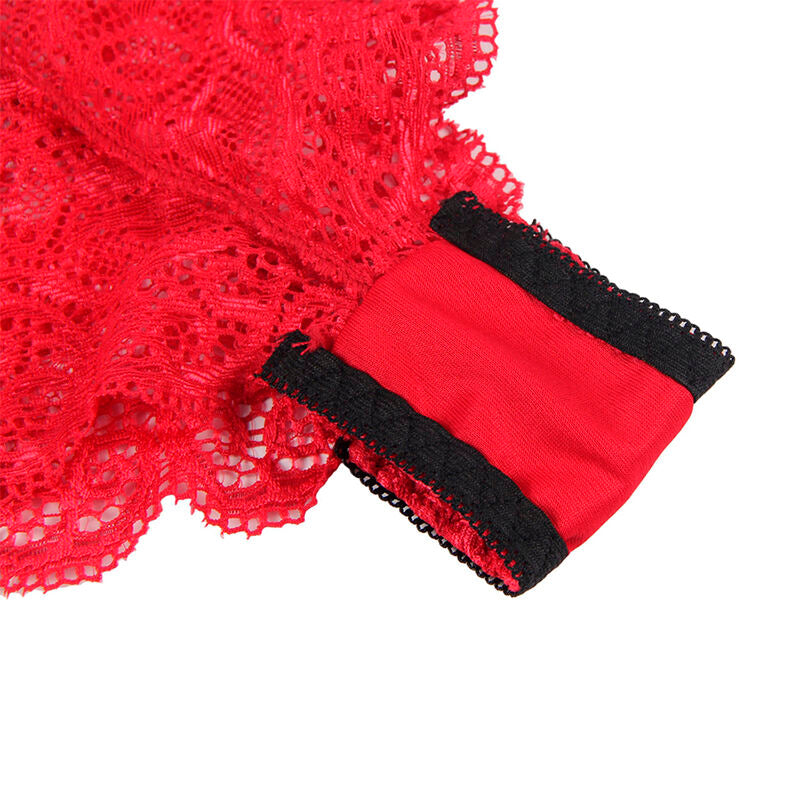 Subblime - 953898 set 3 piezas encaje y saten rojo s/m