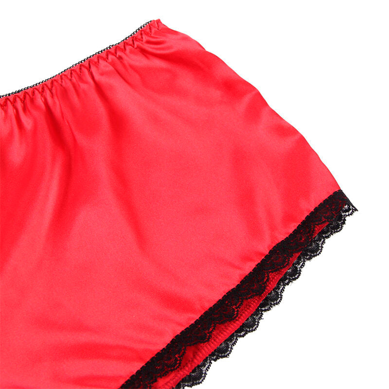 Subblime - 953898 set 3 piezas encaje y saten rojo s/m