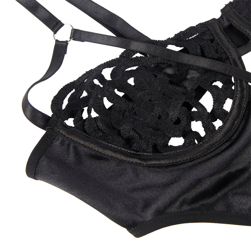 Subblime - 954055 body sexy de encaje negro s/m