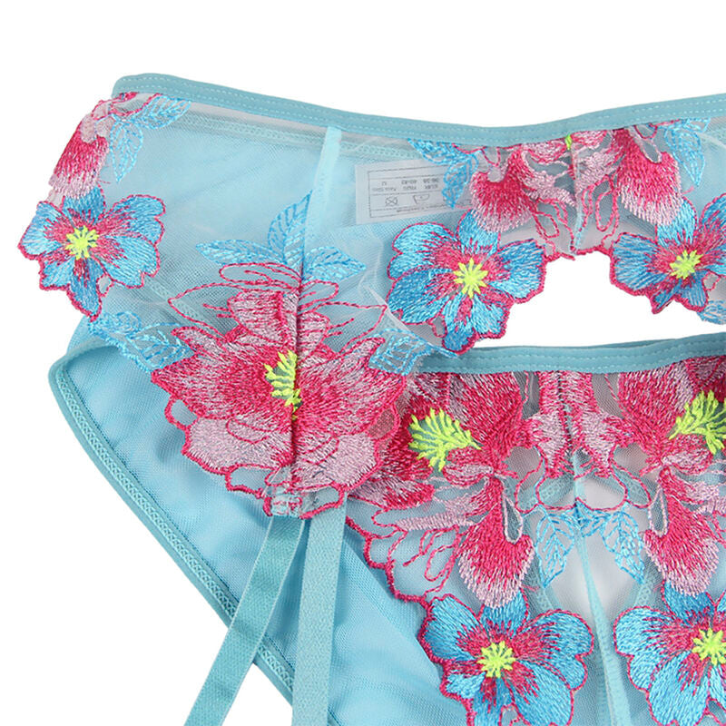 Subblime - 954116 sujetador + panties con liguero diseño