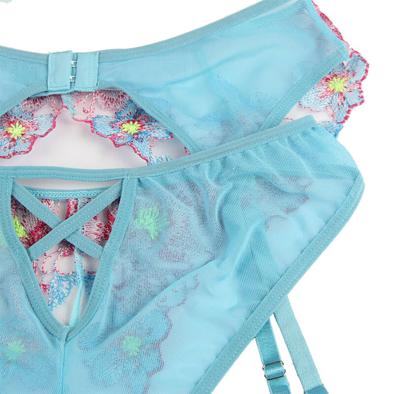 Subblime - 954116 sujetador + panties con liguero diseño