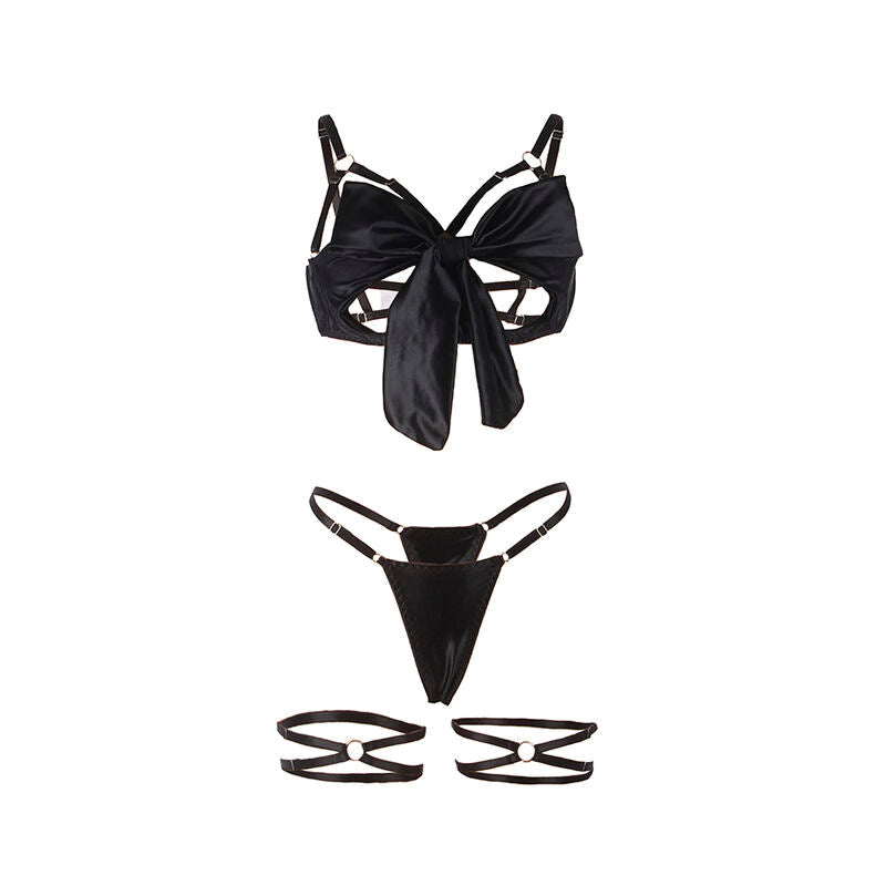 Subblime - 955205 set sujetador con lazo negro ajustable