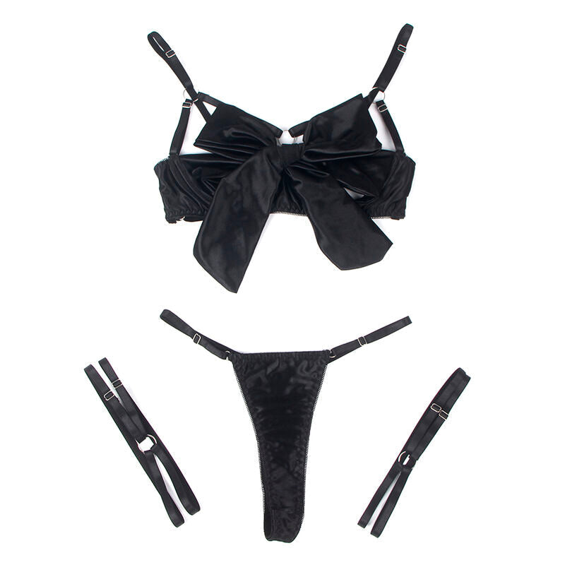 Subblime - 955205 set sujetador con lazo negro ajustable