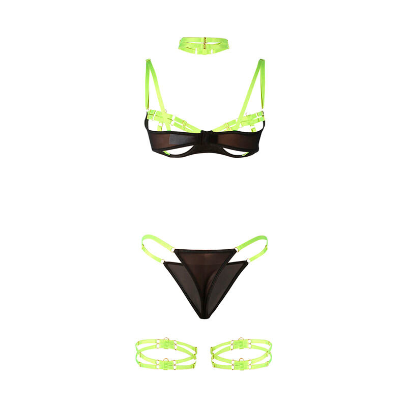 Subblime - 955274 set sujetador con collar y detalles