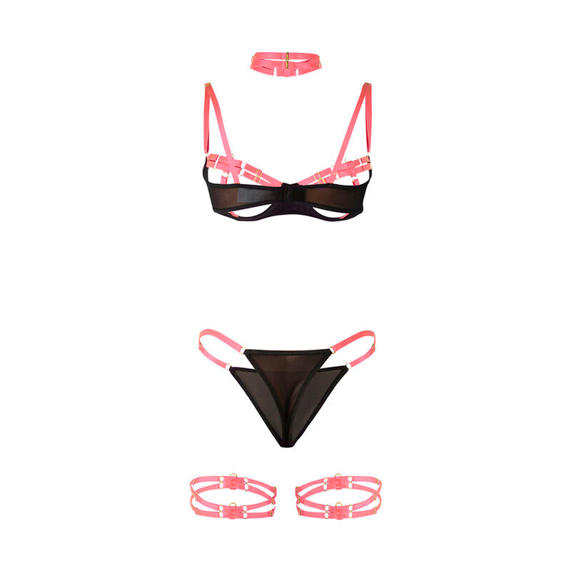 Subblime - 955304 set sujetador con collar y detalles