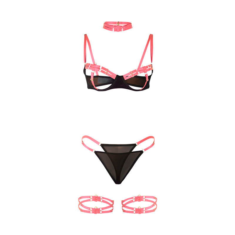 Subblime - 955304 set sujetador con collar y detalles