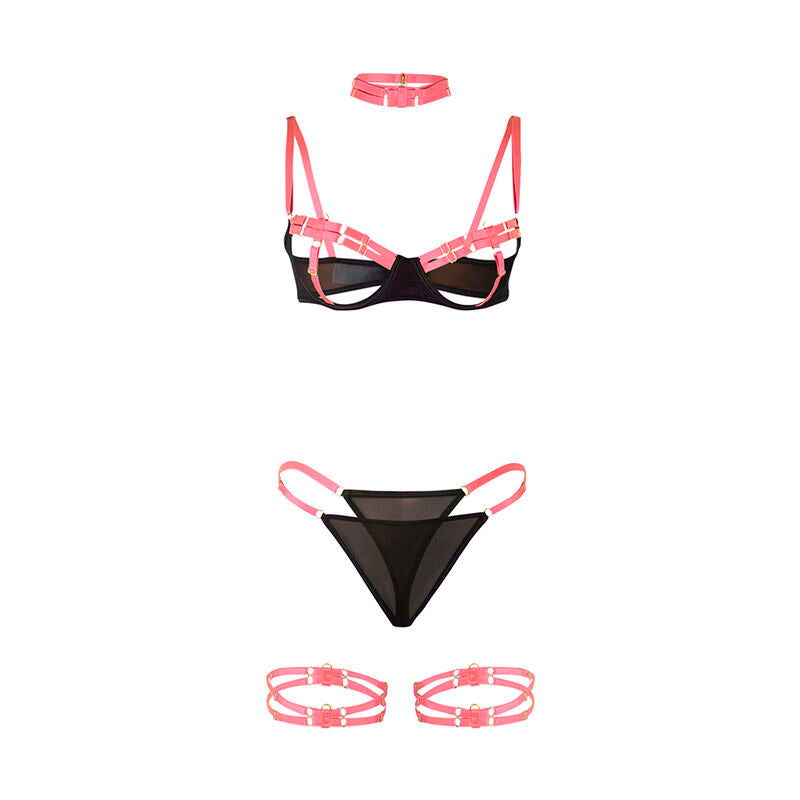 Subblime - 955304 set sujetador con collar y detalles