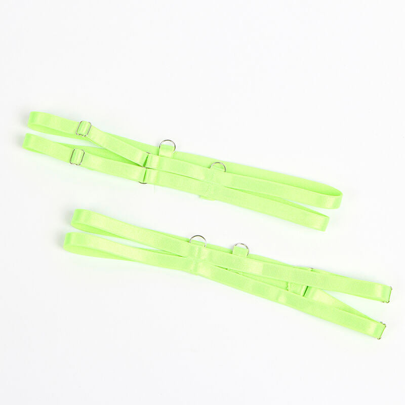 Subblime - 955328 set sujetador con encaje y ligueros verde