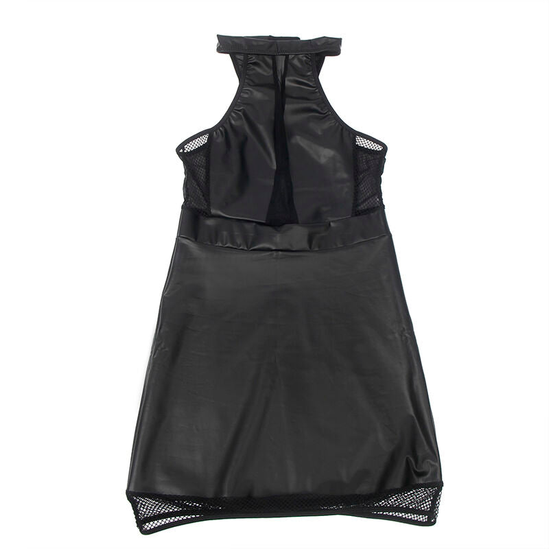 Subblime - 955489 vestido cuello halter con transparencias