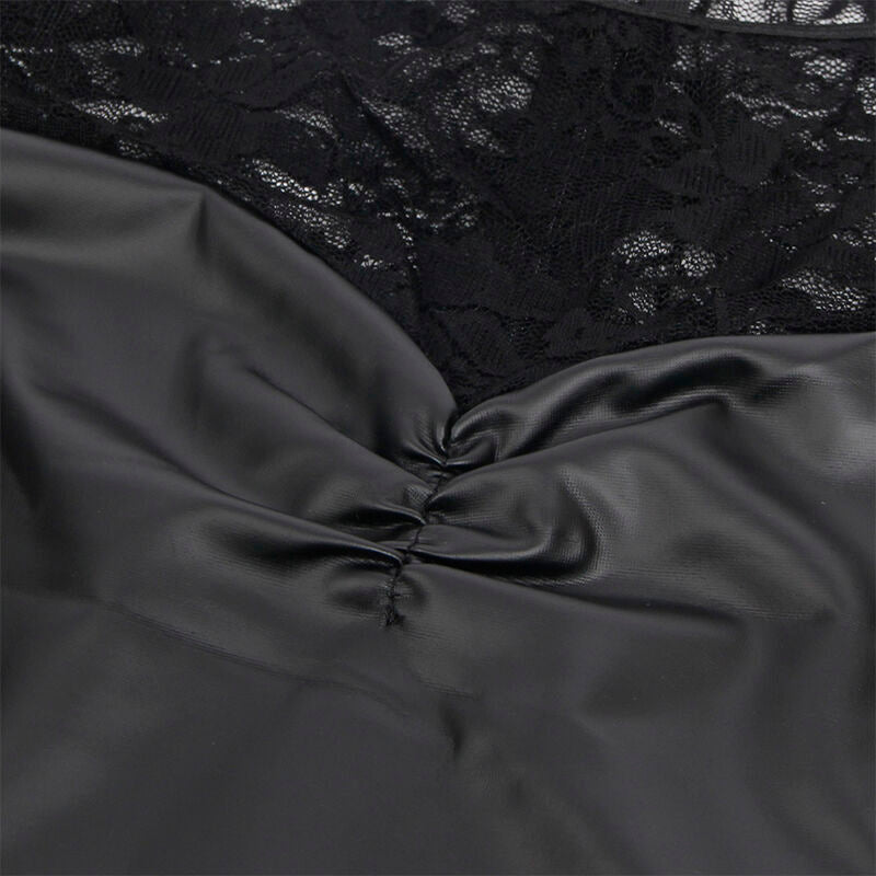 Subblime - 955595 vestido de manga larga con encaje negro
