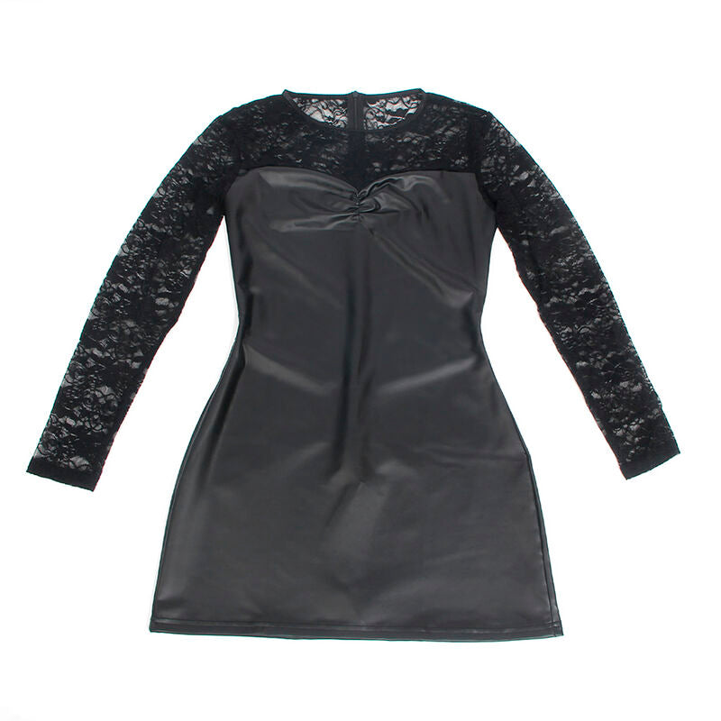 Subblime - 955595 vestido de manga larga con encaje negro
