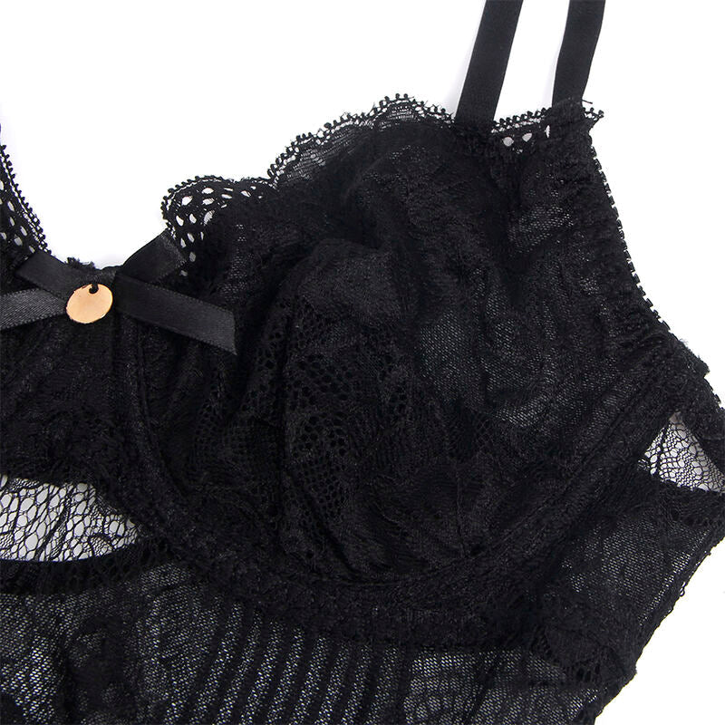 Subblime - 955618 body de encaje con cierre inferior negro