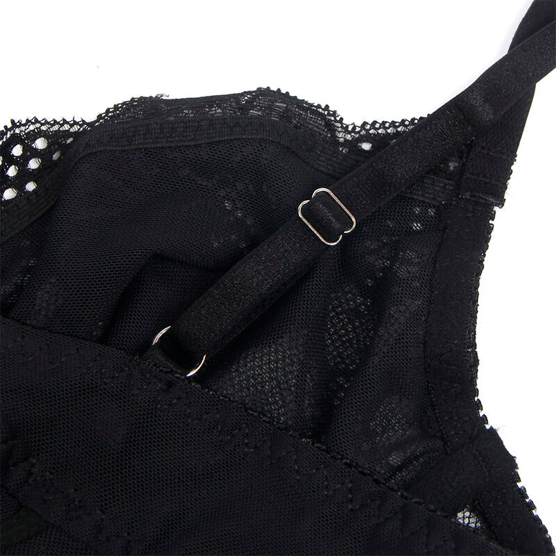 Subblime - 955618 body de encaje con cierre inferior negro