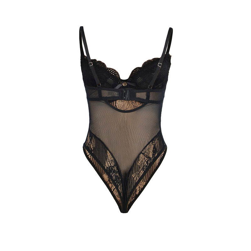 Subblime - 955618 body de encaje con cierre inferior negro