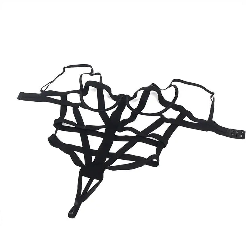 Subblime - body sexy con recortes negro s/m - S/M