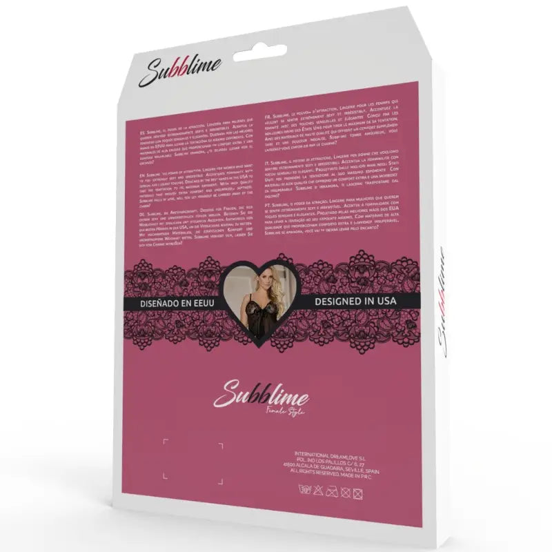 Subblime - fetish teddy cremallera y manga larga s/m - S/M
