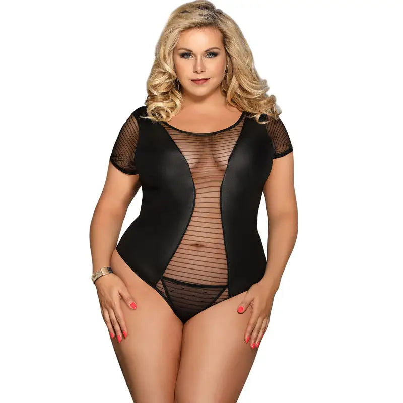Subblime - fetish teddy manga corta talla grande