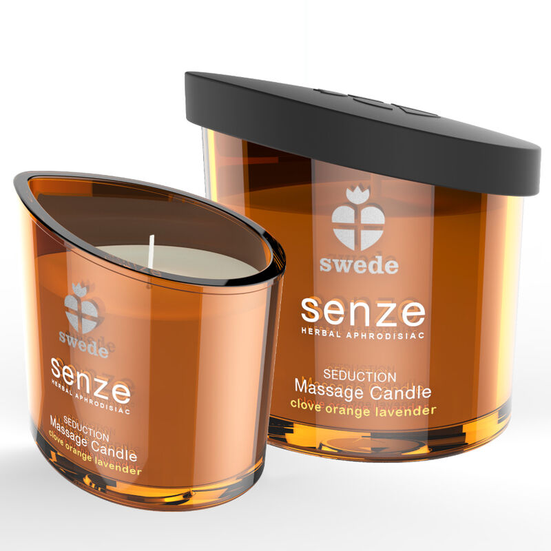 Swede - senze seduction vela masaje - clavo naranja,