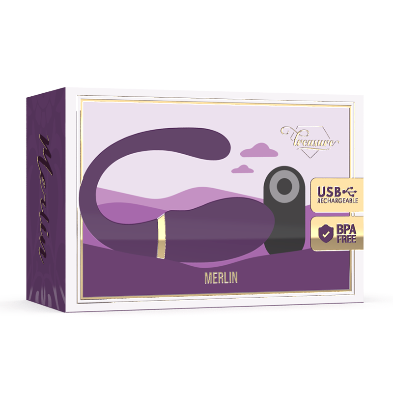 Treasure - merlin double couple vibrator control remoto