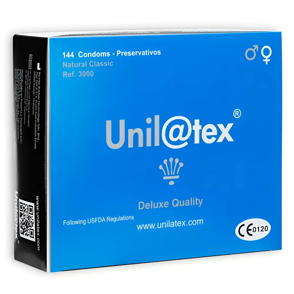 Unilatex - preservativos naturales 144 uds