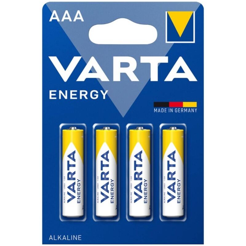 Varta - energy pila alcalina aaa lr03 blister*4