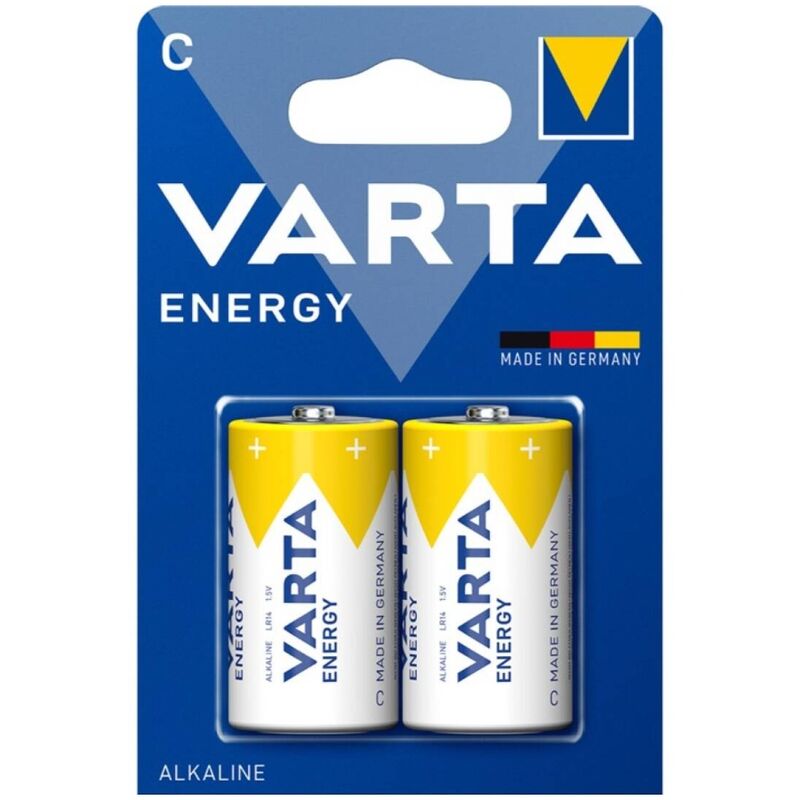 Varta - energy pila alcalina c lr14 blister*2