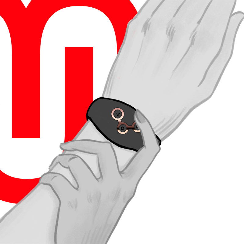 Watchme - reloj control remoto wireless technology azabache