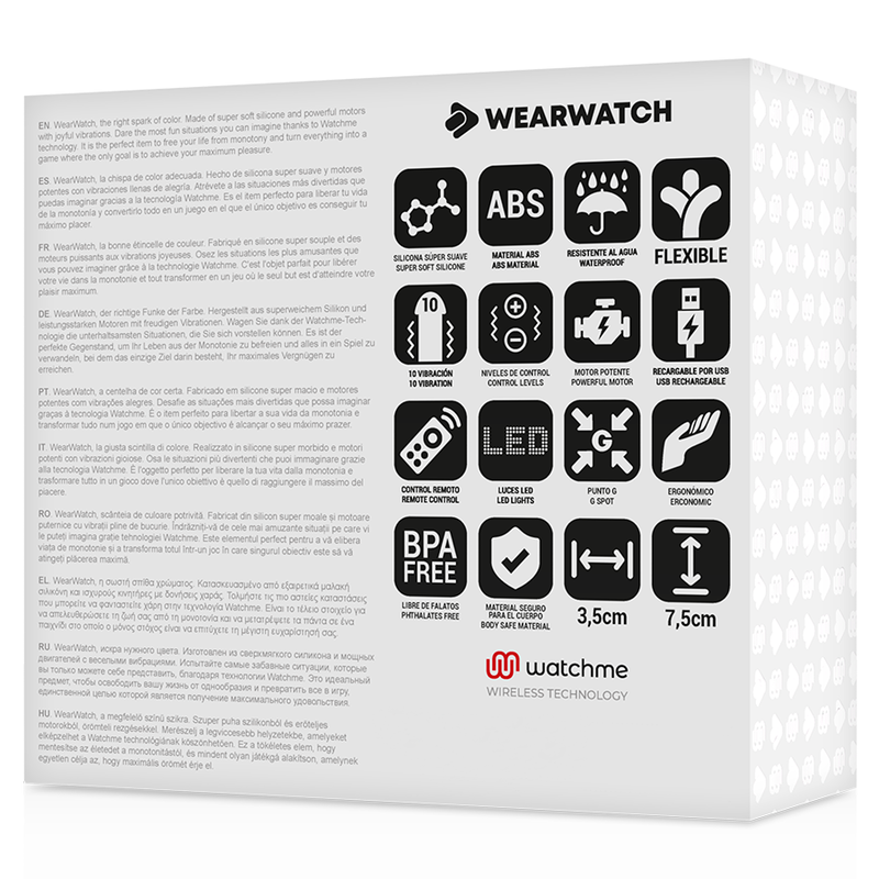 Wearwatch - huevo control remoto technology watchme azul