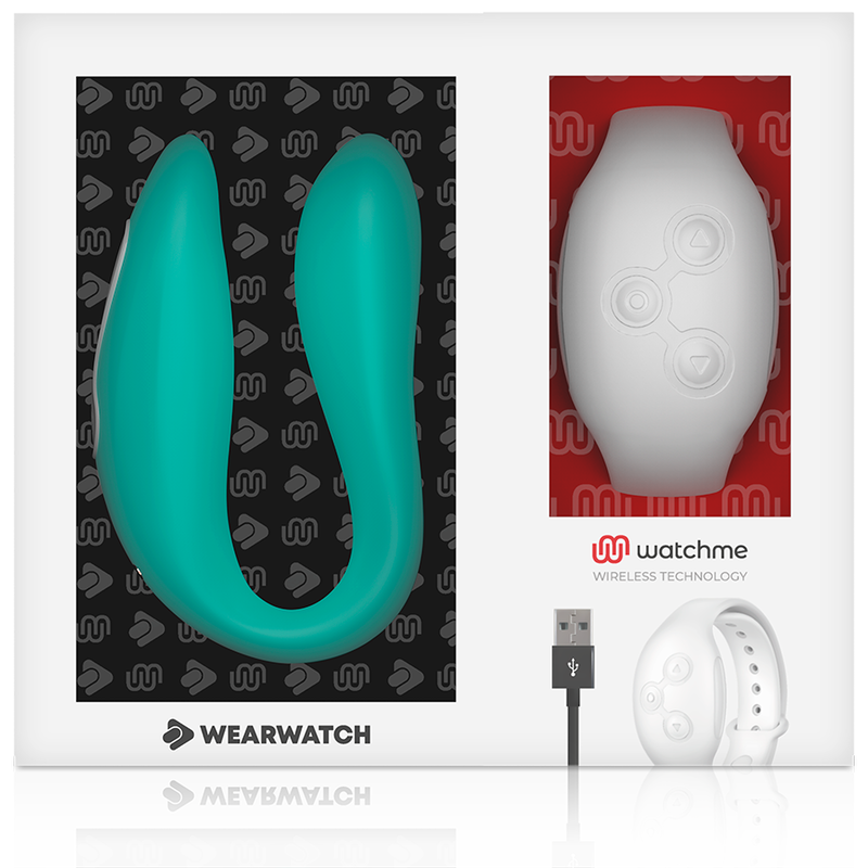 Wearwatch - vibrador dual technology watchme agua marina