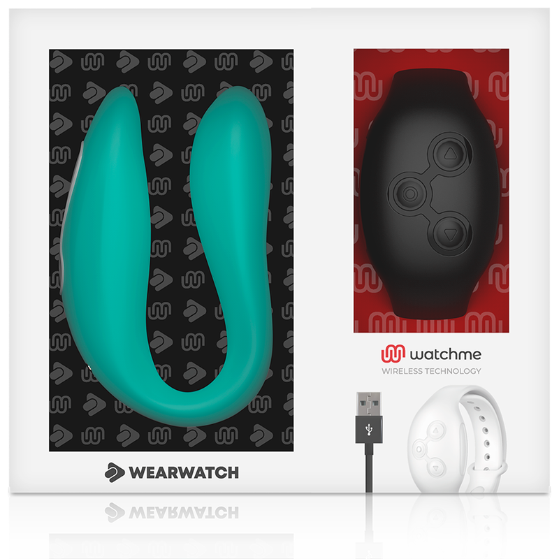 Wearwatch - vibrador dual technology watchme aguamarina