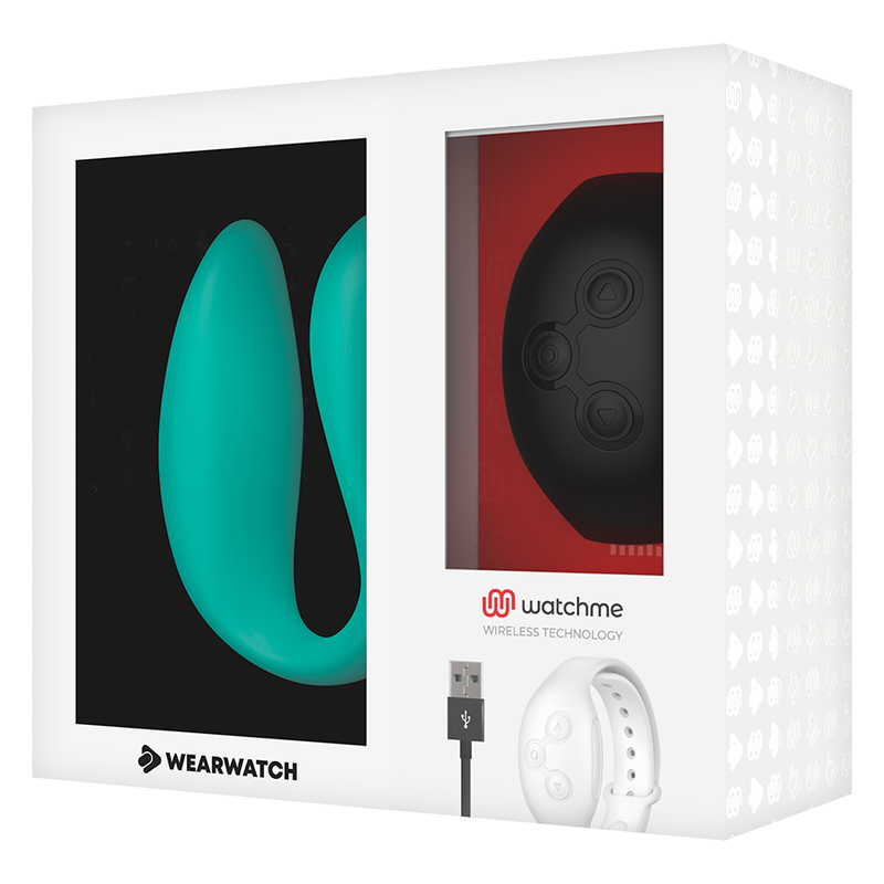 Wearwatch - vibrador dual technology watchme aguamarina
