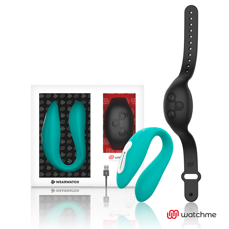 Wearwatch - vibrador dual technology watchme aguamarina